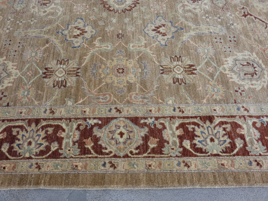 Afghan Hand Knotted Choubi Rug Size: 246 x 201cm - Rugs Direct