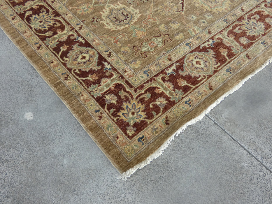 Afghan Hand Knotted Choubi Rug Size: 246 x 201cm - Rugs Direct
