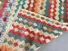 Afghan Hand Made Choubi Kilim Rug Size: 285 x 204cm - Rugs Direct