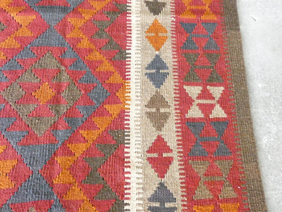 Hand Made Afghan Uzbek Kilim Rug Size: 295 x 200cm - Rugs Direct