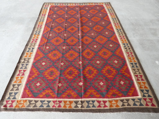 Hand Made Afghan Uzbek Kilim Rug Size: 297 x 205cm - Rugs Direct