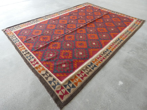 Hand Made Afghan Uzbek Kilim Rug Size: 297 x 205cm - Rugs Direct