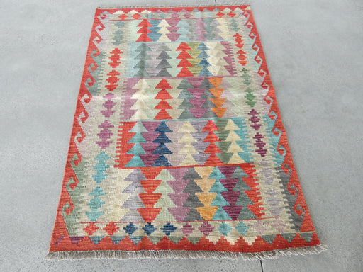 Afghan Hand Made Choubi Kilim Rug Size: 170 x 122cm - Rugs Direct