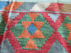Afghan Hand Made Choubi Kilim Rug Size: 198 x 155cm - Rugs Direct
