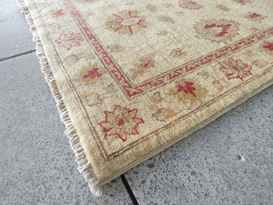 Afghan Hand Knotted Choubi Hallway Runner Size: 278 x 74cm - Rugs Direct