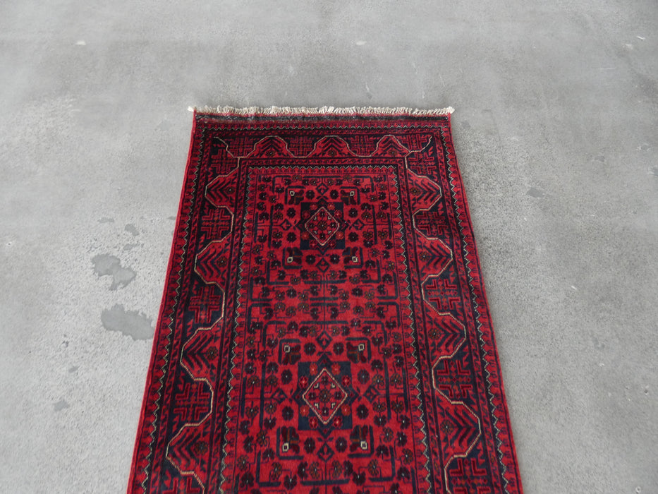 Afghan Handmade Khal Mohammadi Runner Size: 81 x 685cm - Rugs Direct