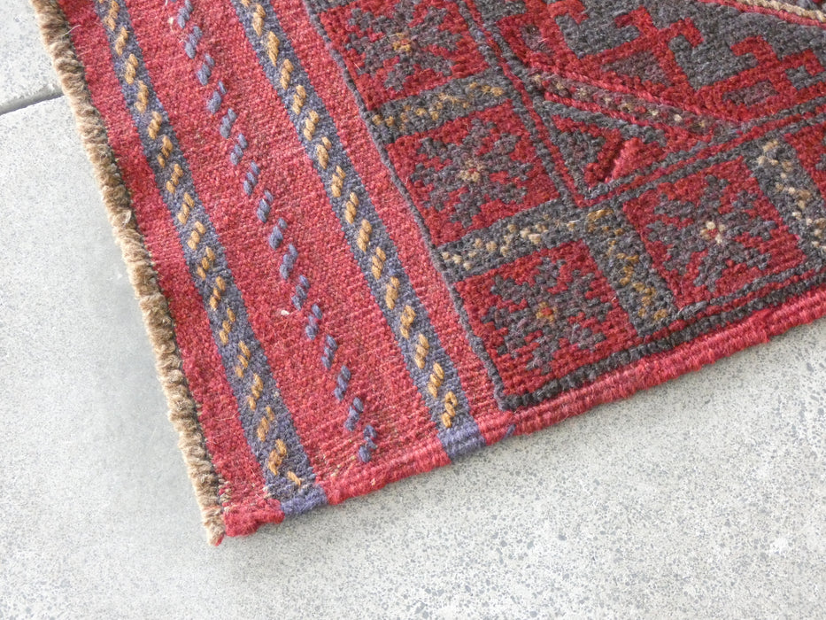 Excellent Handmade Oriental Mashwani Kilim Runner Size: 255 x 57cm - Rugs Direct