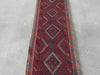 Excellent Handmade Oriental Mashwani Kilim Runner Size: 243 x 53cm - Rugs Direct