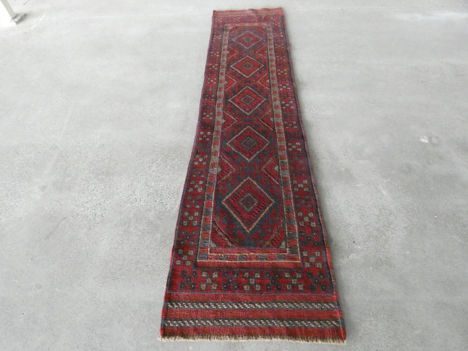 Excellent Handmade Oriental Mashwani Kilim Runner Size: 254 x 58cm - Rugs Direct