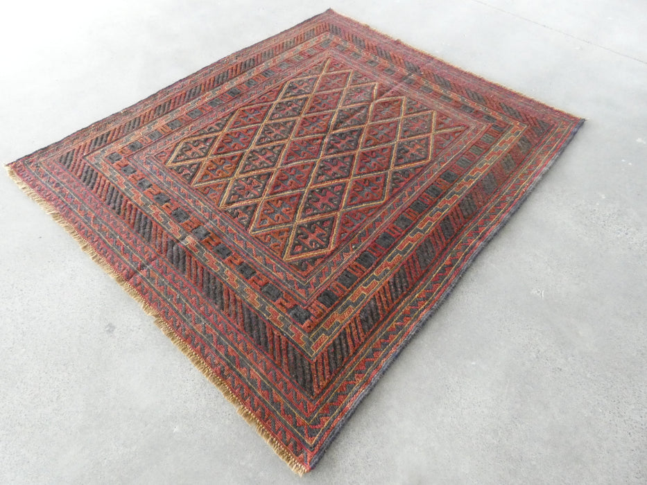 Excellent Handmade Oriental Mashwani Kilim Rug Size: 176 x 152cm - Rugs Direct