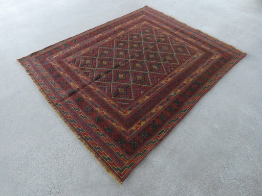 Excellent Handmade Oriental Mashwani Kilim Rug Size: 180 x 148cm - Rugs Direct