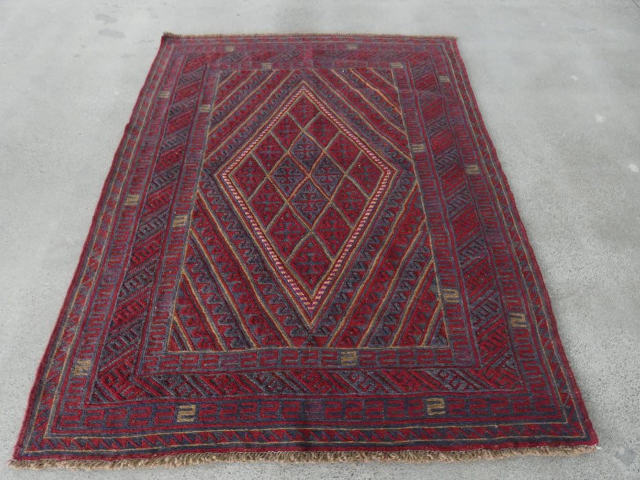 Excellent Handmade Oriental Mashwani Kilim Rug Size: 180 x 141cm - Rugs Direct
