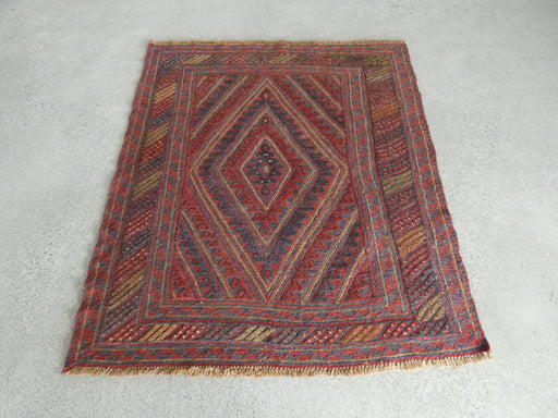 Excellent Handmade Oriental Mashwani Kilim Rug Size: 122 x 108cm - Rugs Direct