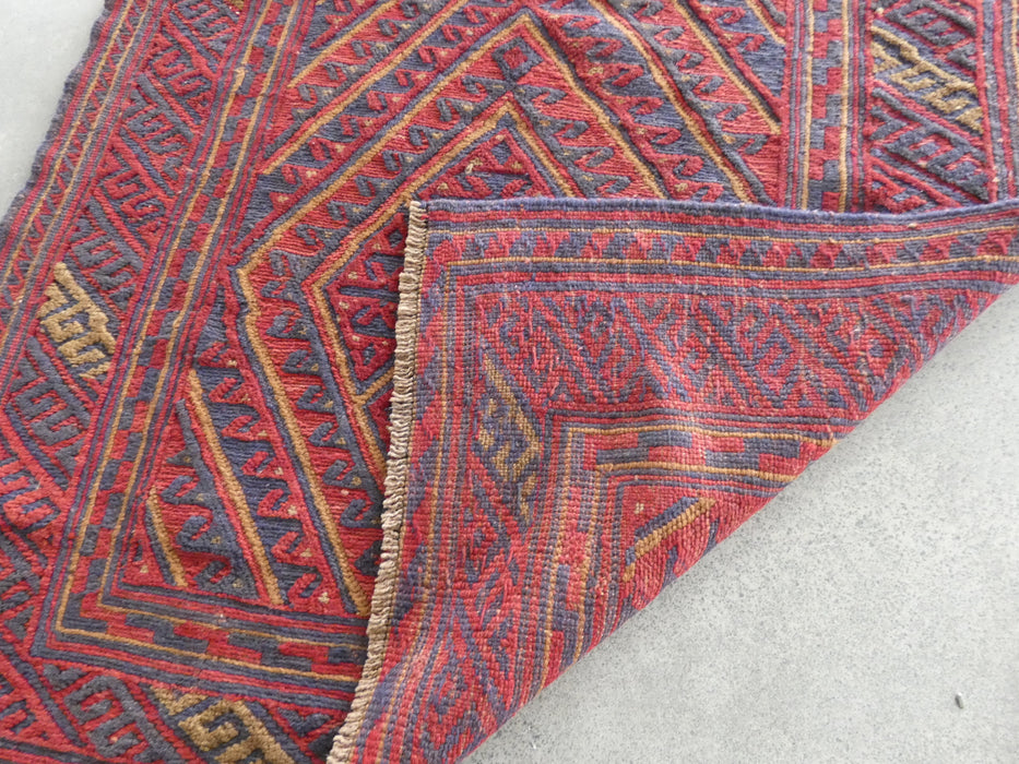Excellent Handmade Oriental Mashwani Kilim Rug Size: 113 x 110cm - Rugs Direct