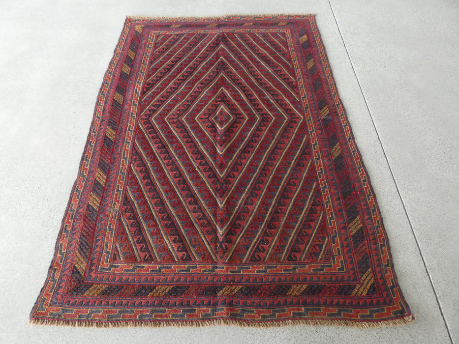 Excellent Handmade Oriental Mashwani Kilim Rug Size: 187 x 134cm - Rugs Direct