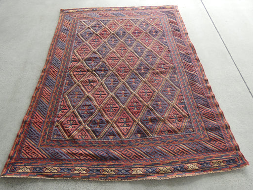 Excellent Handmade Oriental Mashwani Kilim Rug Size: 182 x 139cm - Rugs Direct