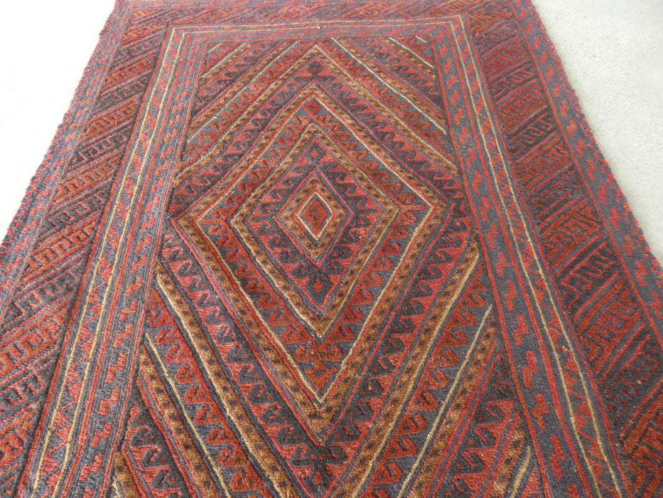 Excellent Handmade Oriental Mashwani Kilim Rug Size: 192 x 137cm - Rugs Direct