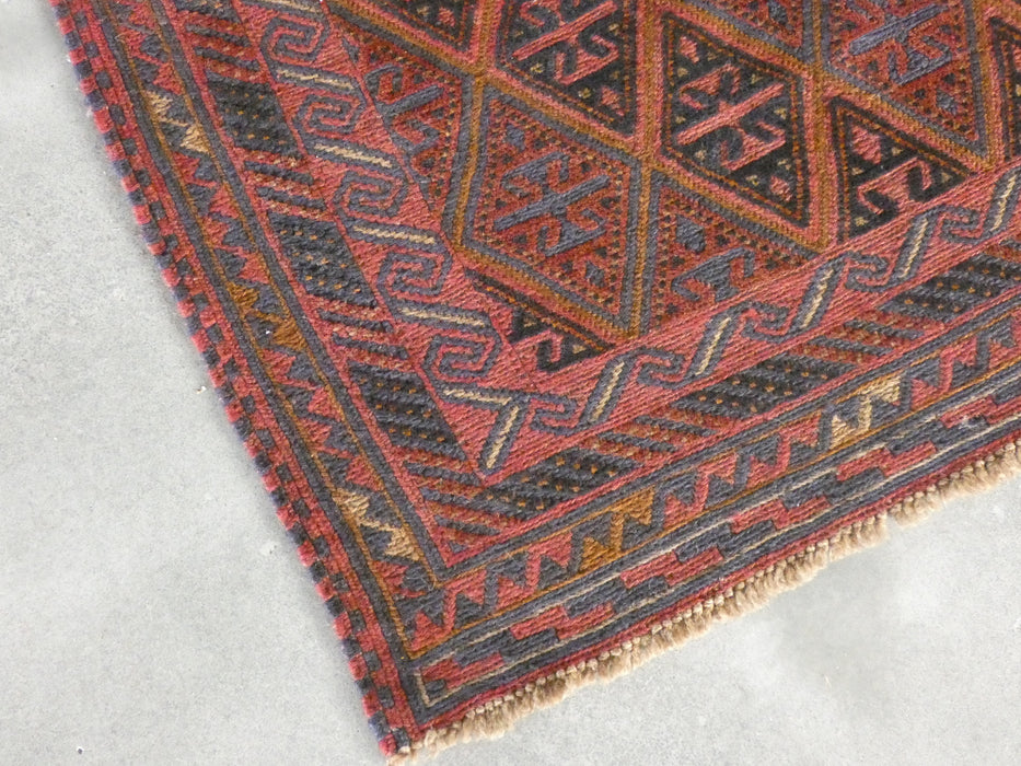 Excellent Handmade Oriental Mashwani Kilim Rug Size: 129 x 113cm - Rugs Direct