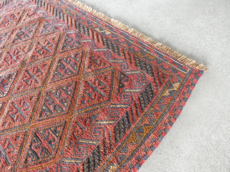Excellent Handmade Oriental Mashwani Kilim Rug Size: 129 x 113cm - Rugs Direct