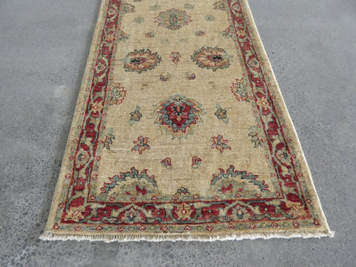 Afghan Hand Knotted Choubi Hallway Runner Size: 384 x 78cm - Rugs Direct