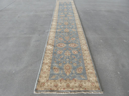 Afghan Hand Knotted Choubi Hallway Runner Size: 378 x 78cm - Rugs Direct