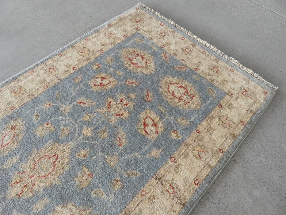 Afghan Hand Knotted Choubi Hallway Runner Size: 378 x 78cm - Rugs Direct