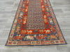 Afghan Hand Knotted Choubi Hallway Runner Size: 360 x 121cm - Rugs Direct