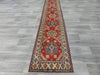 Afghan Hand Knotted Kazak Hallway Runner Size: 79 x 481cm - Rugs Direct