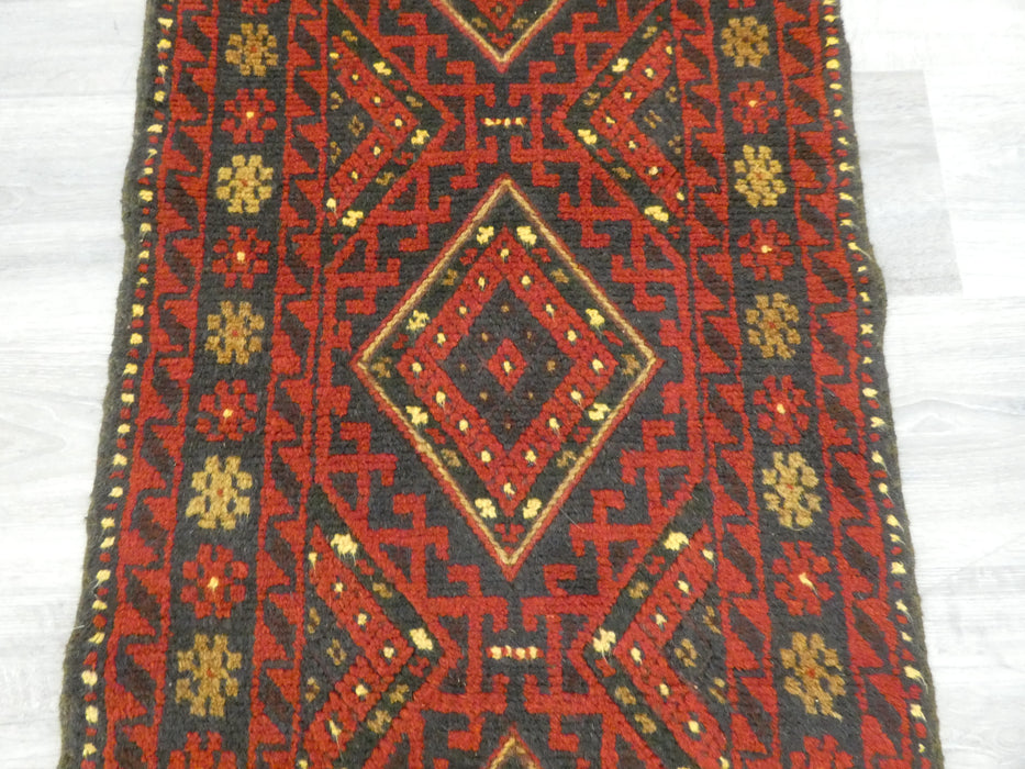 Excellent Handmade Oriental Mashwani Kilim Runner Size: 252 x 57cm - Rugs Direct