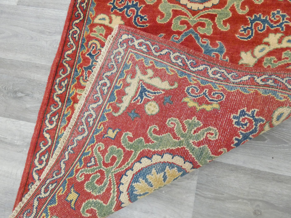 Afghan Hand Knotted Kazak Rug Size: 132 x 82cm - Rugs Direct