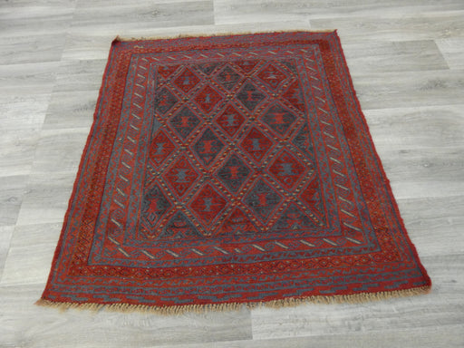 Excellent Handmade Oriental Mashwani Kilim Rug Size: 118 x 110cm - Rugs Direct