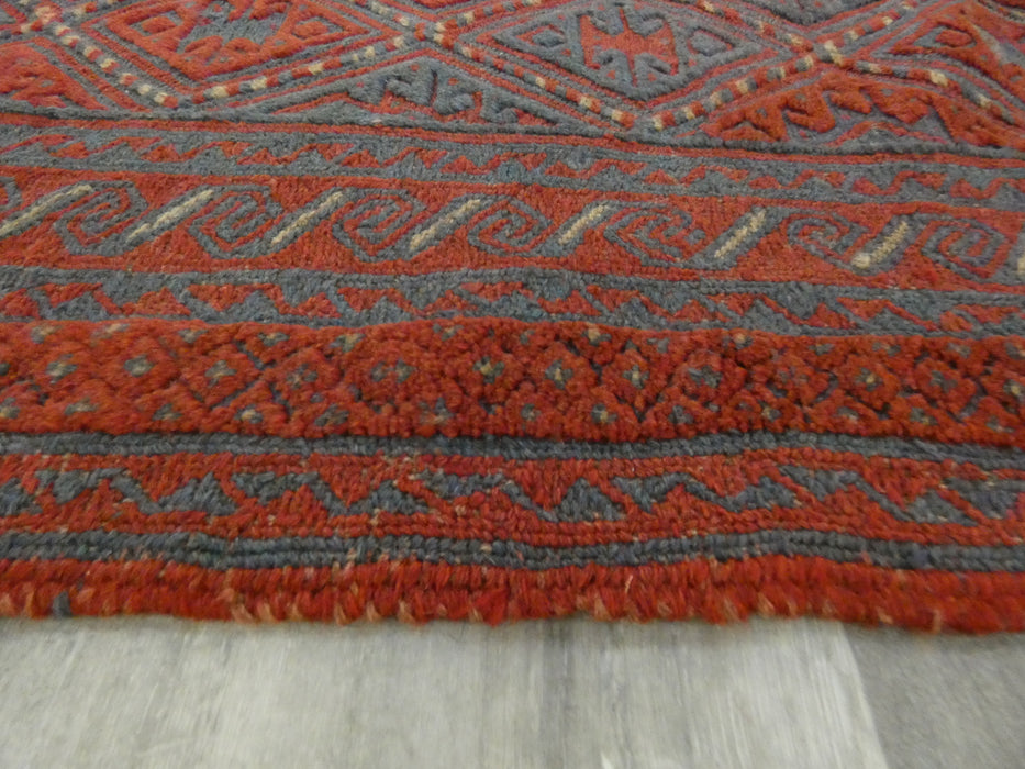 Excellent Handmade Oriental Mashwani Kilim Rug Size: 118 x 110cm - Rugs Direct