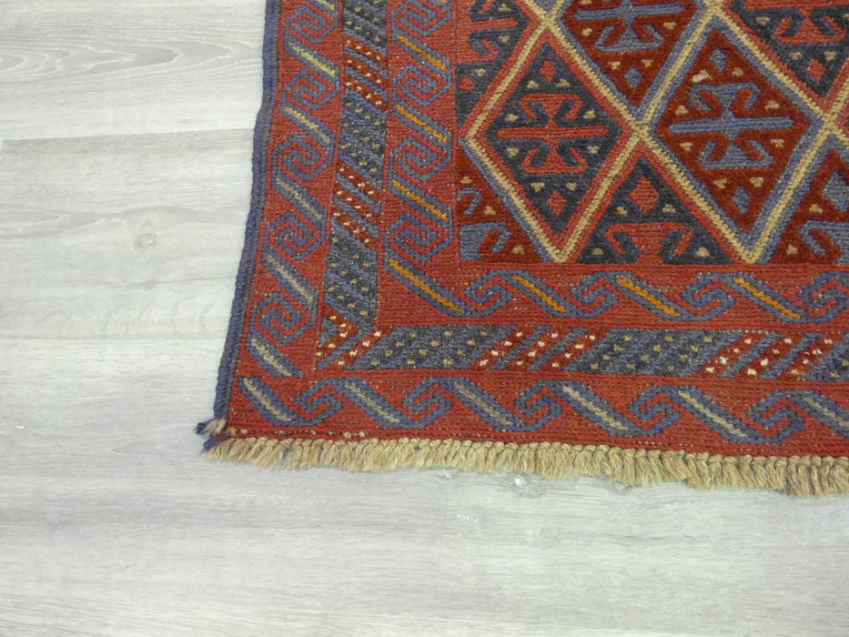 Excellent Handmade Oriental Mashwani Kilim Rug Size: 116 x 104cm - Rugs Direct