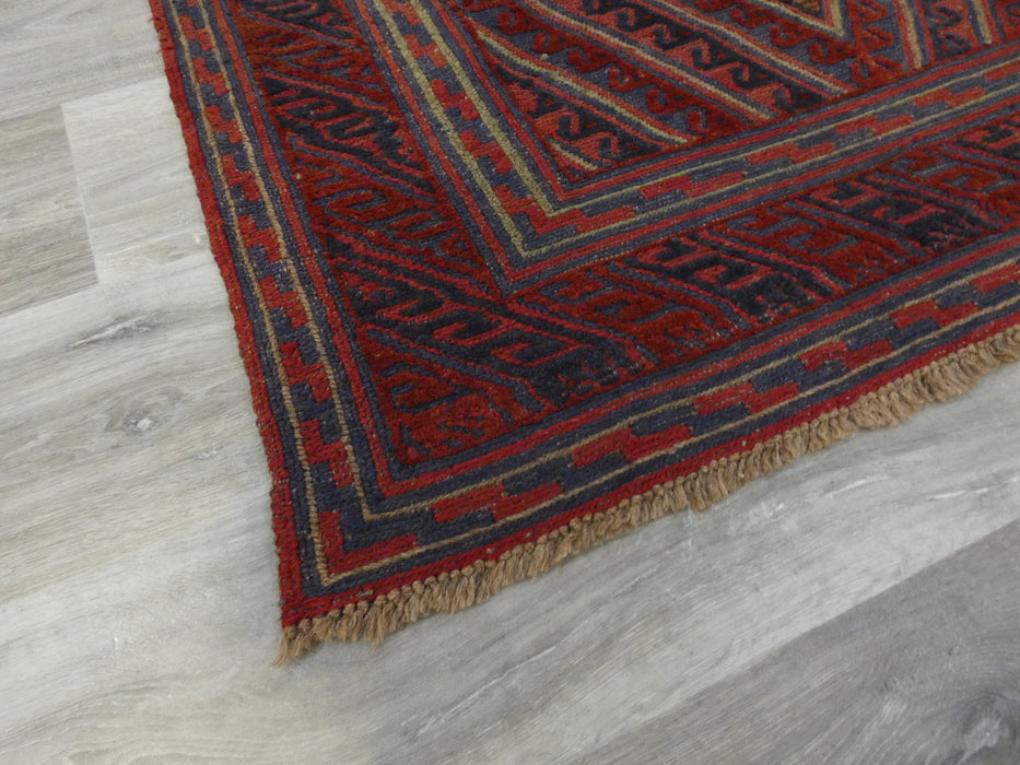 Excellent Handmade Oriental Mashwani Kilim Rug Size: 117 x 117cm - Rugs Direct