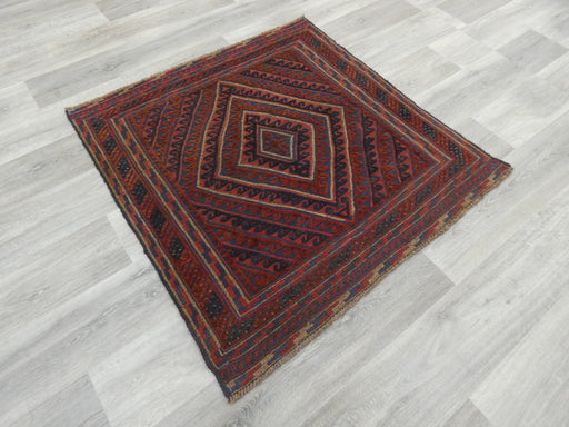 Excellent Handmade Oriental Mashwani Kilim Rug Size: 115 x 112cm - Rugs Direct