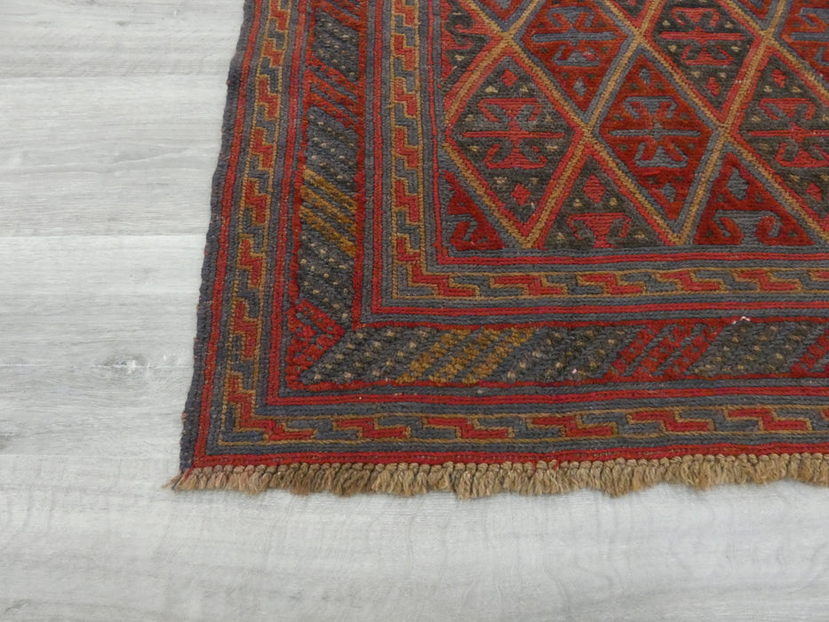 Excellent Handmade Oriental Mashwani Kilim Rug Size: 115 x 116cm - Rugs Direct