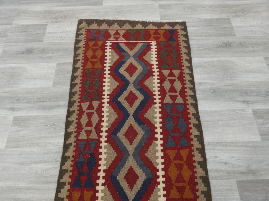 Hand Made Afghan Uzbek Kilim Runner Size: 295 x 80cm - Rugs Direct