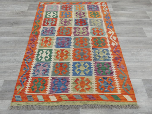 Afghan Hand Made Choubi Kilim Rug Size: 171 x 122cm - Rugs Direct
