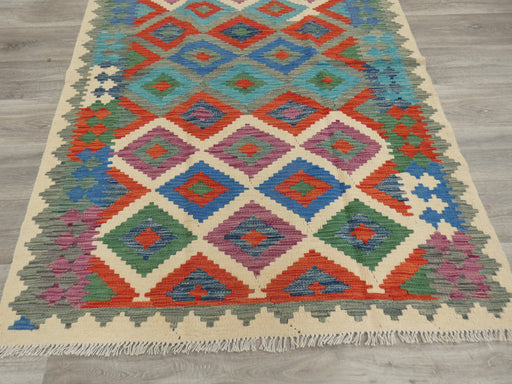 Afghan Hand Made Choubi Kilim Rug Size: 183 x 134cm - Rugs Direct