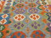 Afghan Hand Made Choubi Kilim Rug Size: 194 x 148cm - Rugs Direct