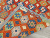 Afghan Hand Made Choubi Kilim Rug Size: 197 x 146cm - Rugs Direct