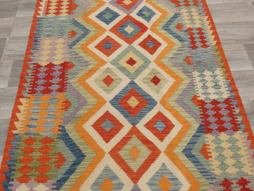 Afghan Hand Made Choubi Kilim Rug Size: 177 x 128cm - Rugs Direct