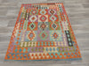 Afghan Hand Made Choubi Kilim Rug Size: 163 x 128cm - Rugs Direct