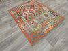 Afghan Hand Made Choubi Kilim Rug Size: 163 x 128cm - Rugs Direct