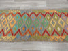 Afghan Hand Made Choubi Kilim Runner Size: 377 x 81cm - Rugs Direct
