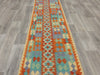 Afghan Hand Made Choubi Kilim Runner Size: 391 x 86cm - Rugs Direct