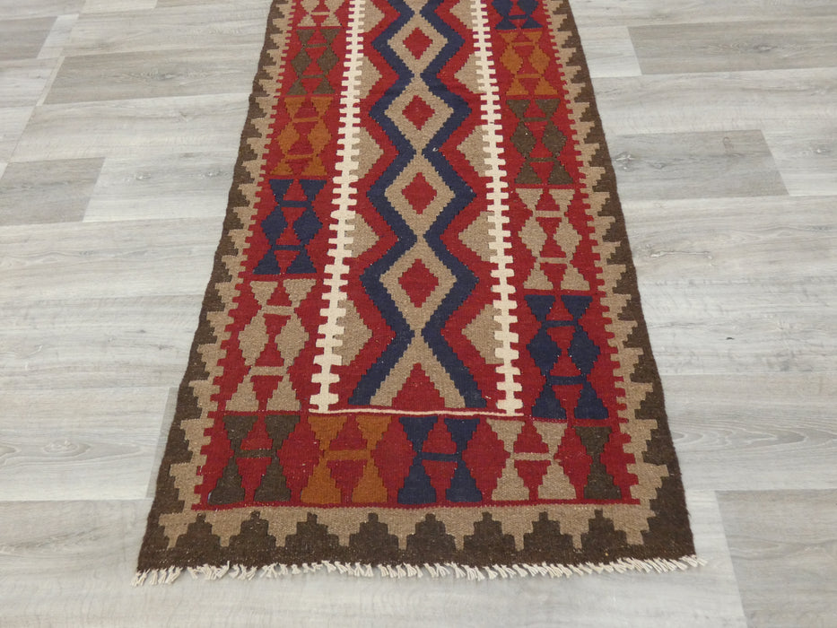 Hand Made Afghan Uzbek Kilim Runner Size: 286 x 79cm - Rugs Direct