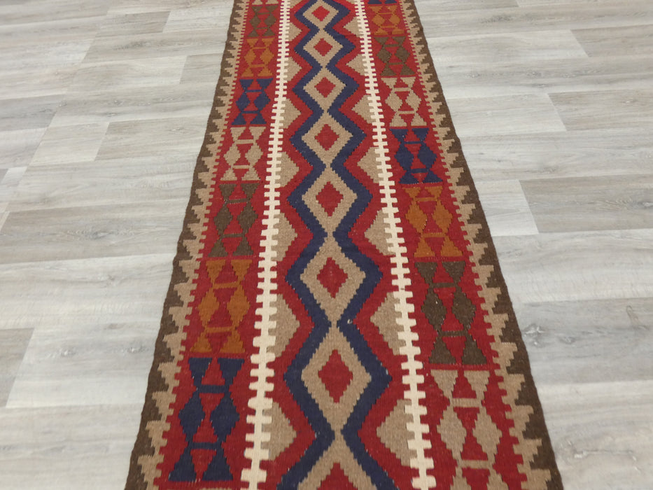 Hand Made Afghan Uzbek Kilim Runner Size: 286 x 79cm - Rugs Direct