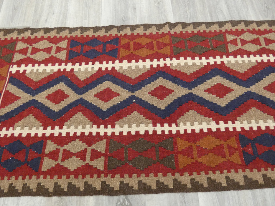 Hand Made Afghan Uzbek Kilim Runner Size: 286 x 79cm - Rugs Direct