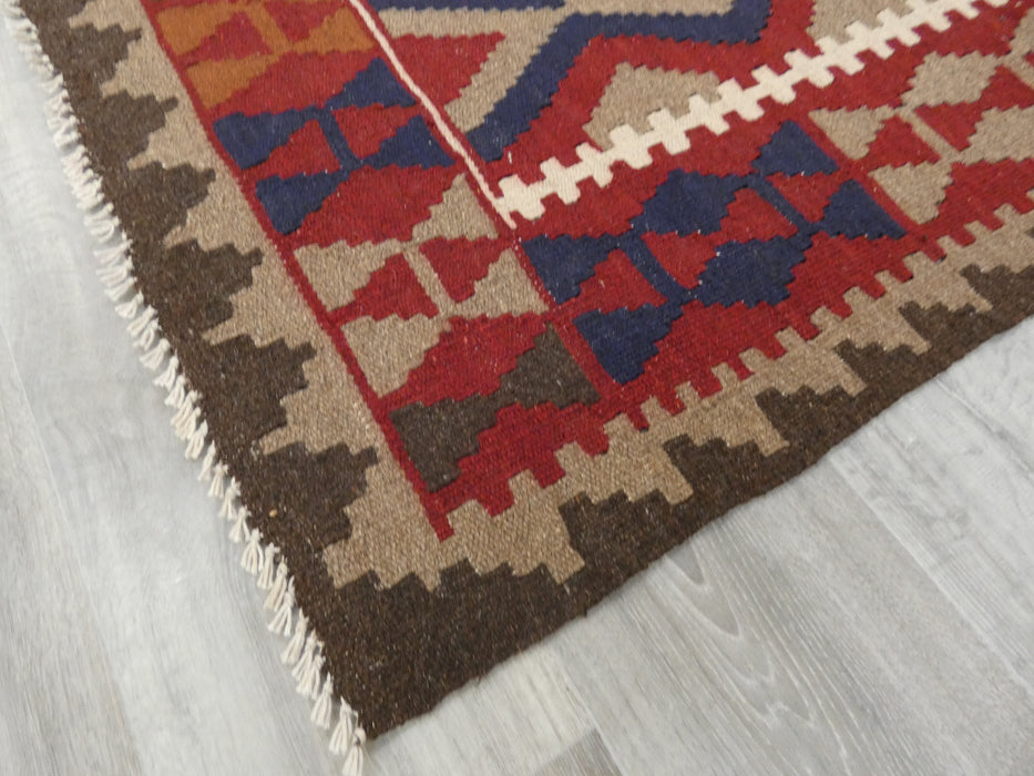 Hand Made Afghan Uzbek Kilim Runner Size: 286 x 79cm - Rugs Direct